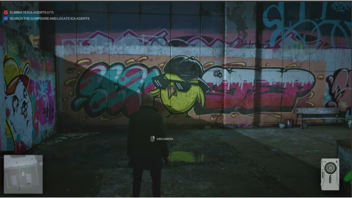 ミッション3にある黄色い鳥の場所 Hitman3攻略